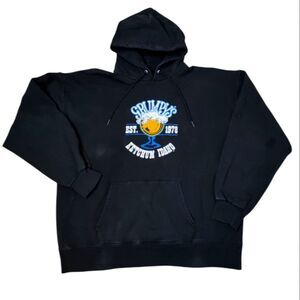 GRUMPY'S KETCHUM IDAHO  Black Graphic Hoodie size Large